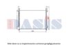 AKS DASIS 182047N Condenser, air conditioning